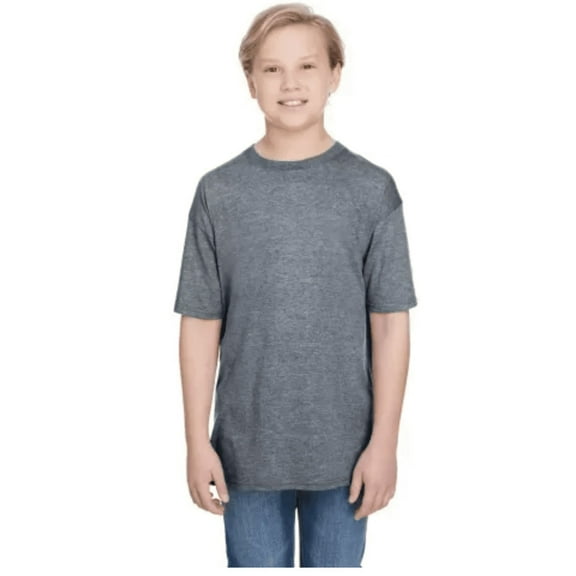 Anvil Youth Triblend T-Shirt 6750B Heather Graphite XL