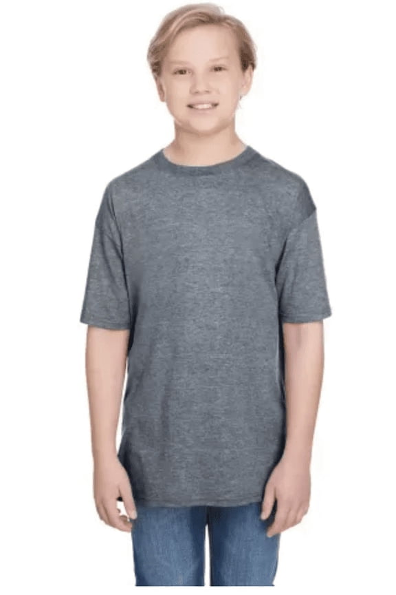Youth Triblend T-Shirt 6750B Heather Graphite XL