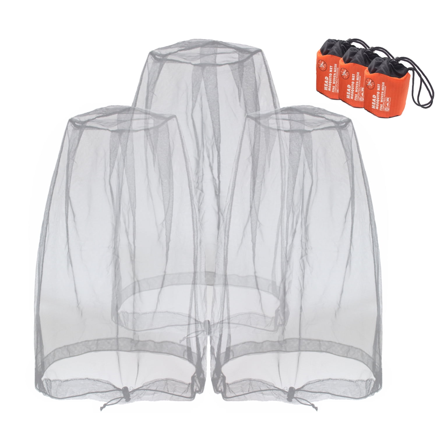 Anvin Mosquito Head Mesh Nets Gnat Face Netting for No See Ums Insects ...