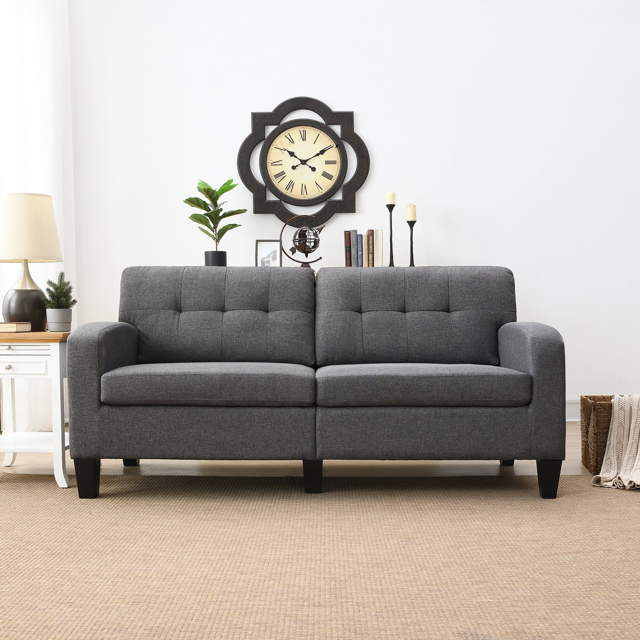 Anviora Home Sofa, 3 Seater Modern Couch, 72" inch Comfy Sofa for Living Room