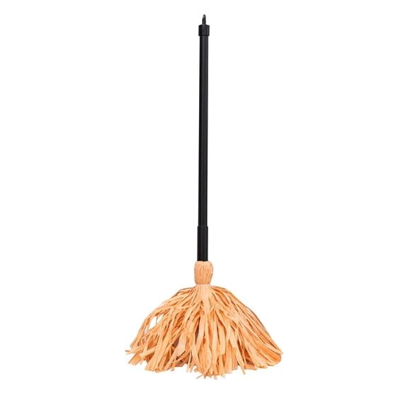 Anvora Halloween Electric Induction Rotating Witch Broom Sound-Activated & Touch-Sensitive Interaction, Floating Rotation with Glowing Effect, Spooky Sounds, Party Decoration Kids Best Gift