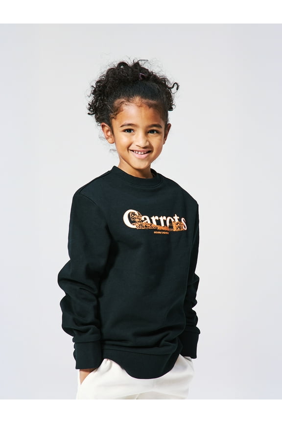 , Kids Graphic Sweatshirt, Carrots Farm, Sizes XS-2XL
