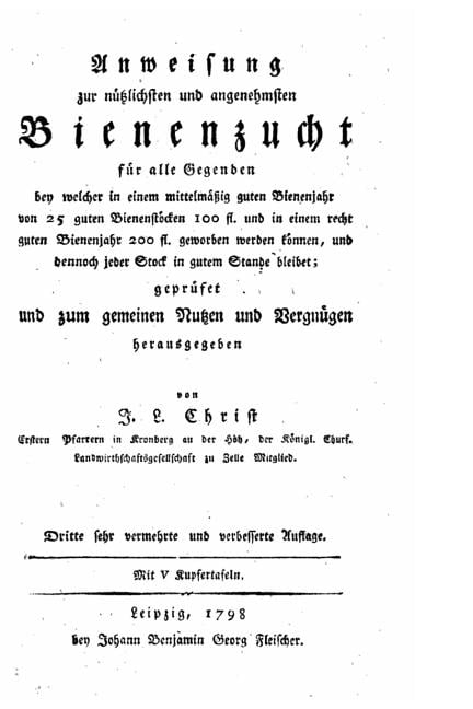 Anweisung Zur Nutzlichsten und Angenehmsten Bienenzucht fur Alle Gegenden, (Paperback)