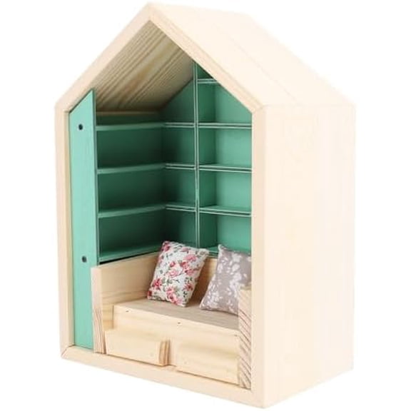 Anxiety Book Shelf, Mini Bookstore, Shake Bookshelf Shake Away Your Anxiety, Miniature Book Library, Office Decor Mini Bookshelf$$Home Decor, Kitchen, & Other