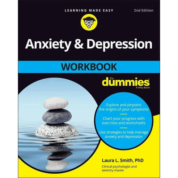 Anxiety & Depression Workbook for Dummies, (Paperback)