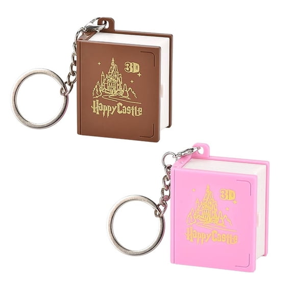Anxiety Relief​​ 3D Castle Fidget Keychain Foldable Backpack Clip Stress Relief Travel Toy for Adults Key Organizer​​