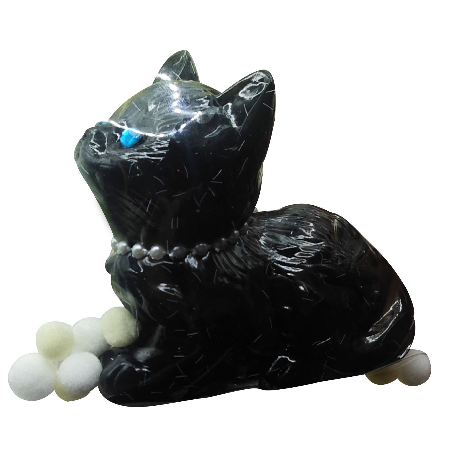 Anxiety Relief Cat Toy 3d Cat Squeeze Toy Anxiety Stress Relief Black ...