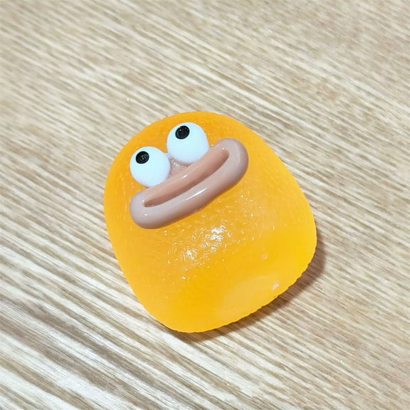 Anxiety Relief Items Fidget, 3 in Orange Figure, Fidget toys for Anxiety, Tension Reduction, Car Rides, 1 Pc