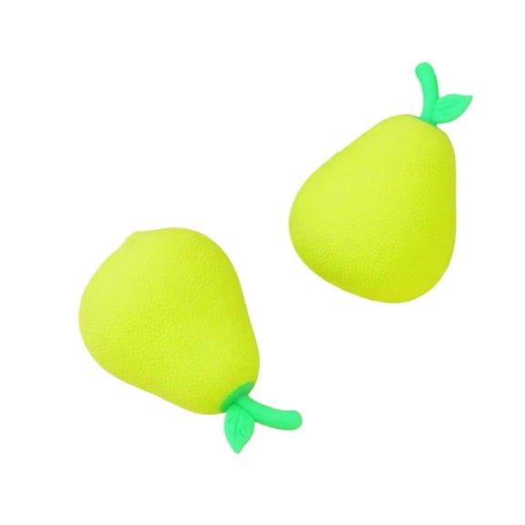 Anxiety Relief Items Fidget Sensory Fidget toys Slow Rising Squishy toys Food Shaped Stress Relief toys for Adults and All Ages Green Pear Pack of 2