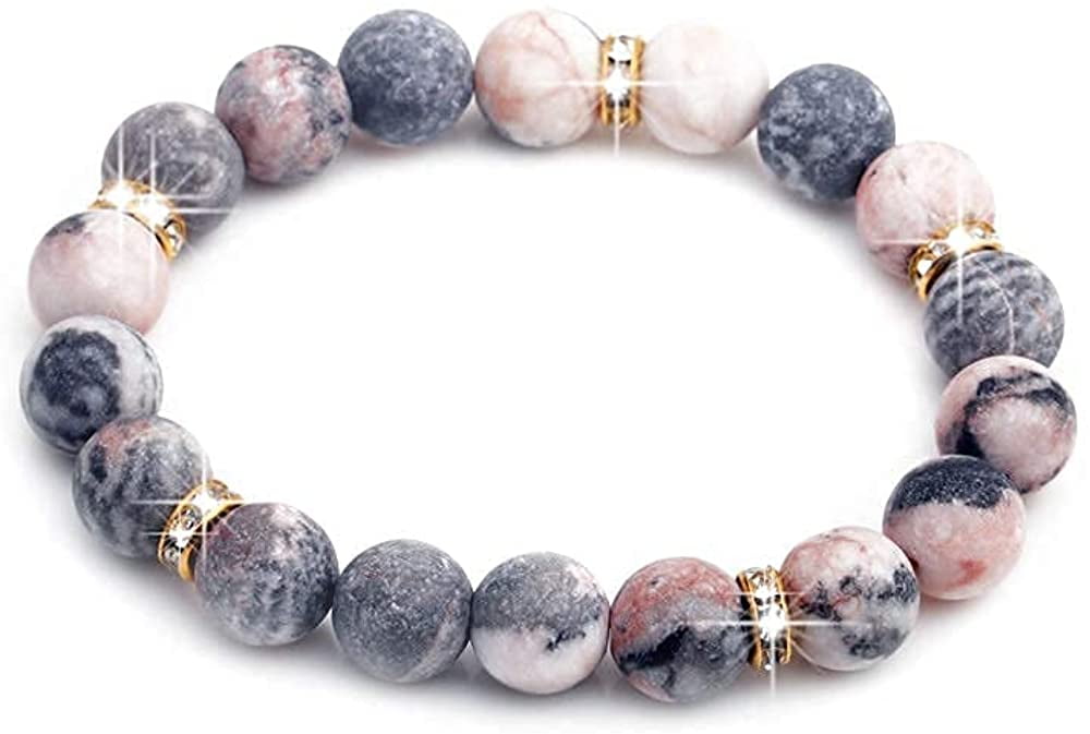 Healing Stone Beaded Bracelet  Womens Jewelry  Leslie Francesca Designs
