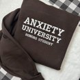 thumbnail image 1 of Anxiety University For Honors Student Embroidered Sweatshirt, 1 of 1