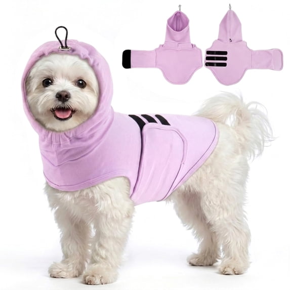 Anxiety Vest for Small Dogs | Dog Calming Vest for Separation,Soft Dog Anxiety Shirt,Anxiety Jacket for Dogs with Ear Wrap to Reduce Noise Stress,Fireworks,Thunderstorm