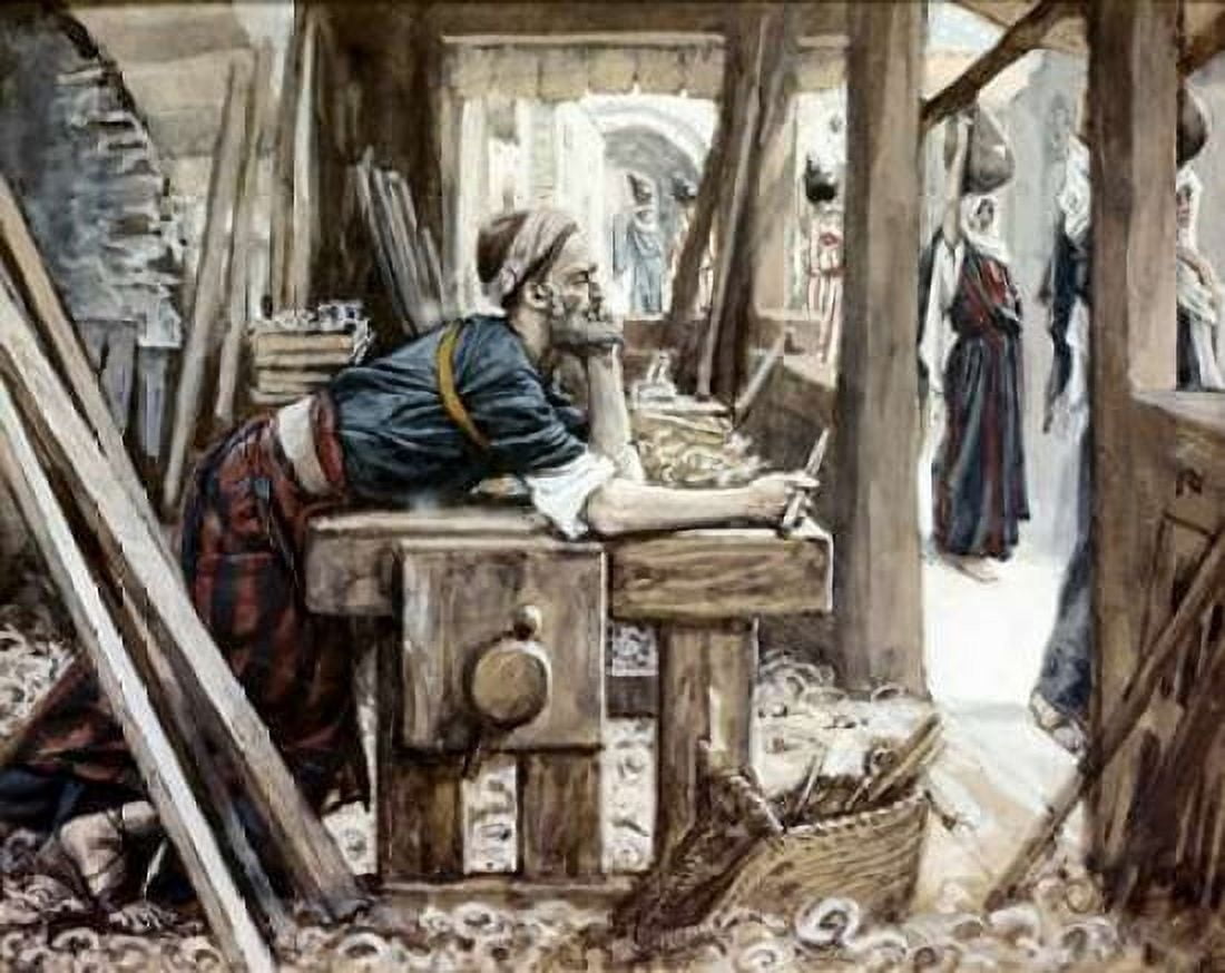 Anxiety of Joseph Canvas Art - James Jacques Tissot (24 x 30)