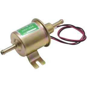 Anxingo 12V Low Pressure Electric Fuel Pump, HEP-02A Universal Inline Fuel Pump for Cars, Lawn Mower & Generators Gas Diesel Engine 2.5-4 PSI