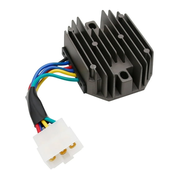 Anxingo 15351-64603 Rectifier Regulator Voltage Replacement for Kubota Grasshopper Kokusan Denki Yanmar ZD18 ZD21 ZD25 718D 721D 1822D 185530 RS5101 for 15351-64600 15351-64601 19267-64600