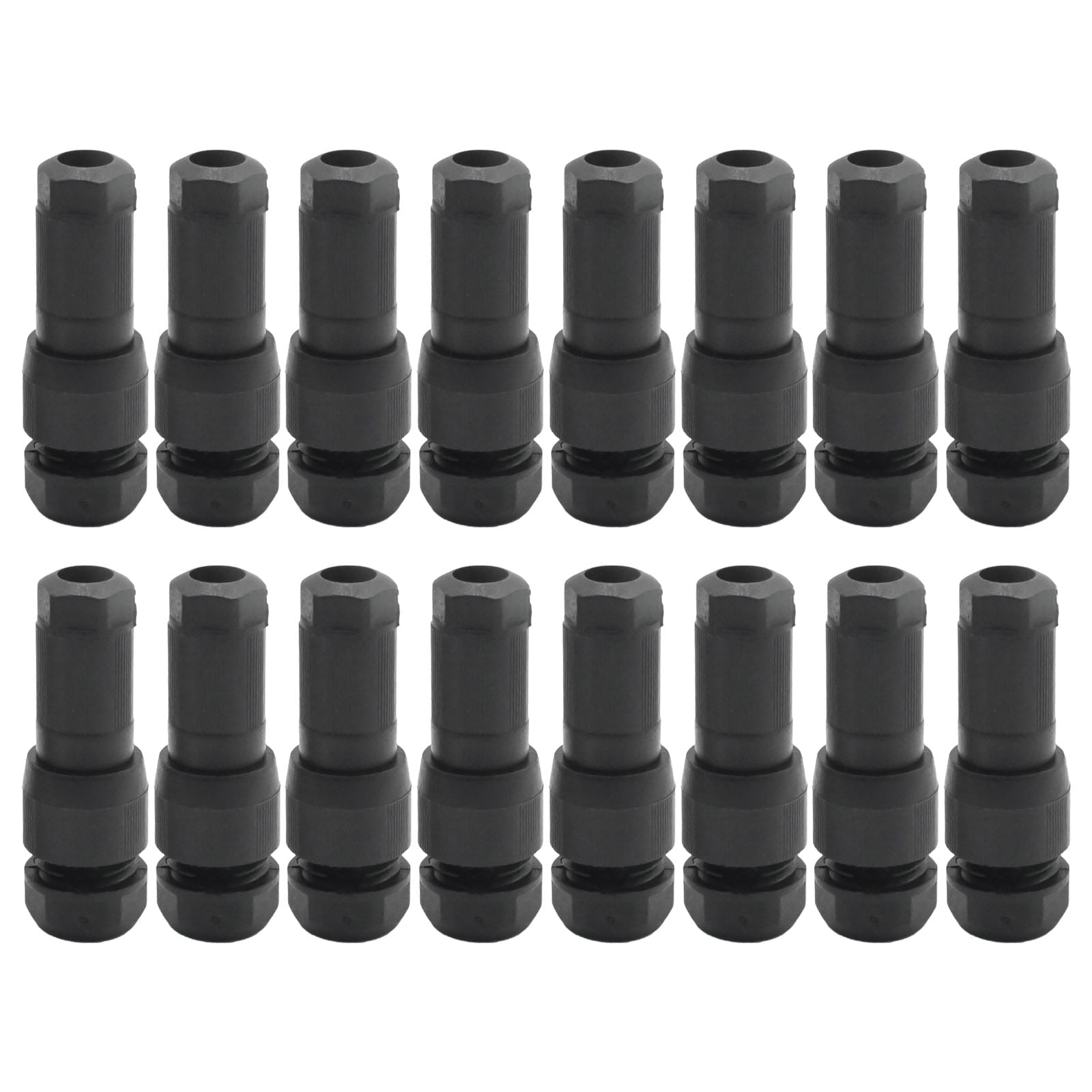 Anxingo 16Pcs 12-14 Gauge Cable Connectors, Outdoor Landscape Lighting Wire Connector for Landscape Path Lights Replacement for Malibu, Paradise & Moonrays