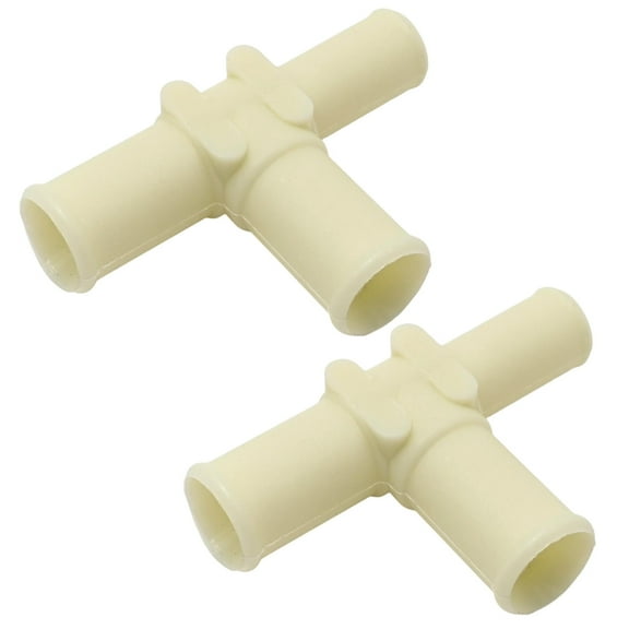 Anxingo 2Pcs Heater Hose T Connector, Coolant T Pipe Replacement for Toyota RAV4 2006-2008, 8724820380