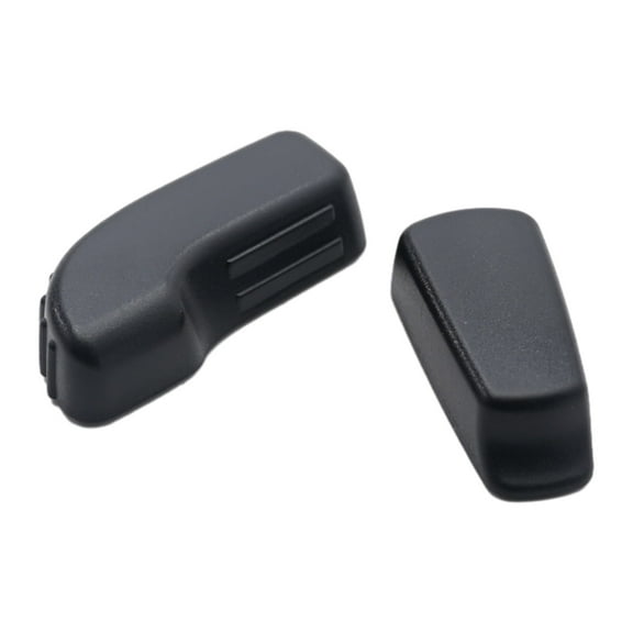 Anxingo 2 Pcs Power Seat Backrest Adjust Switch Button Cap Cover Left Side Replacement for Nissan Altima 2004-2020 Murano 2011-2021 (Black)