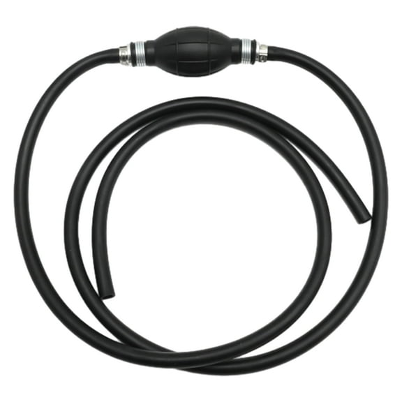 Anxingo 3/8 Inch Marine Boat Fuel Gas LineOutboard Boat Motor Universal Fuel Line Assembly with Pump Bulb, 6Feet Fuel Line Assembly Compatible with Boats RVs Tractors