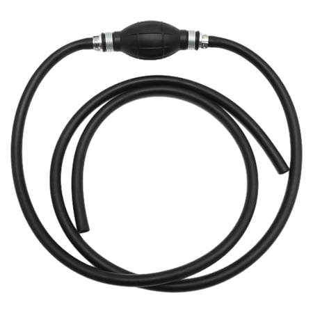 Anxingo 3/8 Inch Marine Boat Fuel Gas Line,6 Feet Outboard Boat Motor Universal Fuel Line Assembly with Pump Bulb for Boats RVs Tractors