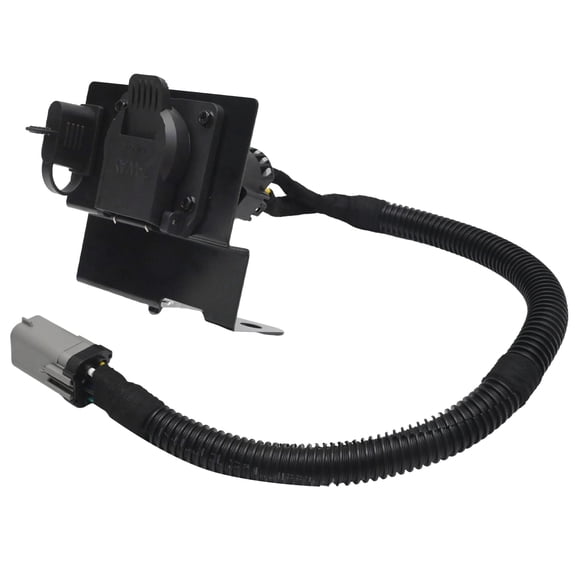 Anxingo 4 & 7 Pin Trailer Plug Tow Wiring Harness Connector, Replacement for Ford F250 F350 Super Duty Pickup 2002-2004, Replace 2C3Z-13A576-DA