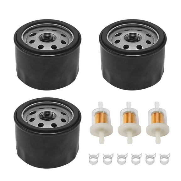 Anxingo 49065-7007 Oil Filter Replacement for Kawasaki FR691V FR651V 4 Cycle Engine FB460V FC420V FC540V, Replace 49065-0721 Motorcycles Oil Filter 3Set