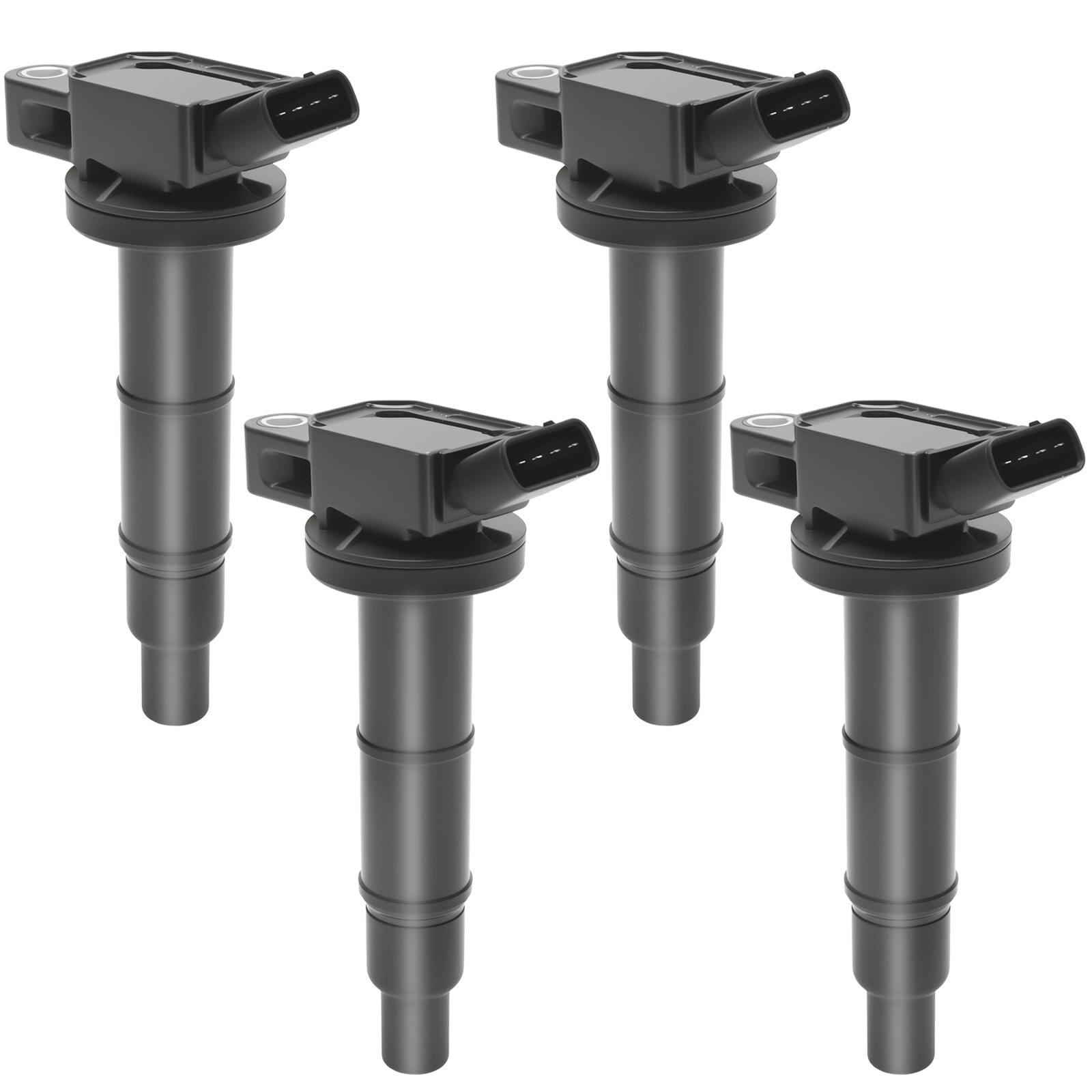 Anxingo 4Pack Ignition Coil Replacement for Toyota Camry 2003-2011 Replacement for Toyota Corolla Highlander Matrix  Rav4 Solara Scion TC xB 2.4L, Replace UF333 C1330 90919-02244