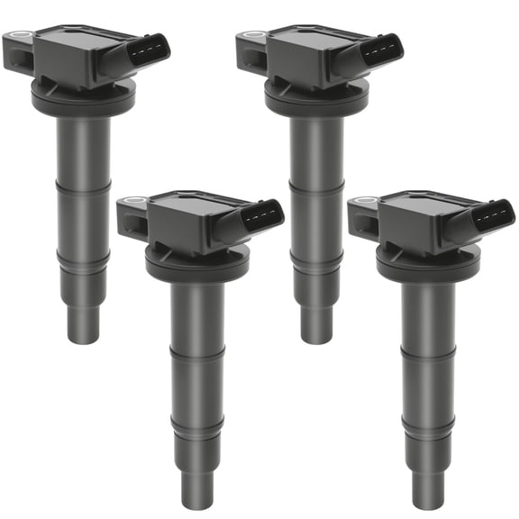 Anxingo 4Pack Ignition Coil Replacement for Toyota Camry 2003-2011 Replacement for Toyota Corolla Highlander Matrix  Rav4 Solara Scion TC xB 2.4L, Replace UF333 C1330 90919-02244