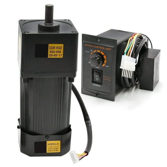 Anxingo Adjustable Variable Gear Reducer Motor with Speed Controller-250W 5K AC110V