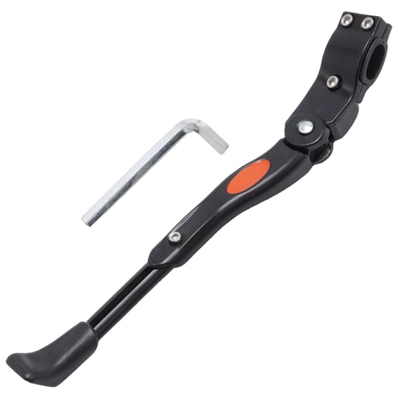 Anxingo Bike Kickstand for 20"-27.5" Mountain Bikes, Adjustable Aluminum Alloy Rear-Mount Kickstand for Mountain Bikes Road Bikes, and City Bikes