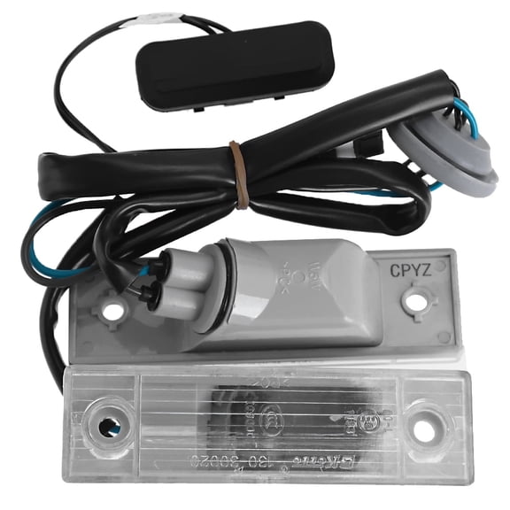 Anxingo Rear Trunk Release Switch Licence Plate Lamp Light Switch Button Assembly Replacement for Chevrolet Cruze 2011-2014 Replace 95107229 95961097