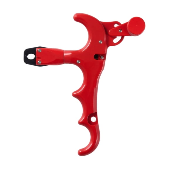 Anxinwu Compound Bow Release Aid Tool - Metal Three-Finger Handheld Archery Trigger with Rotating Head for Target Practice and Hunting