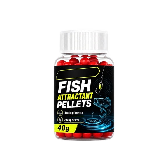 Anxinwu Fishing Attractant Pellets 40g Strong Aroma Floating Formula Freshwater Bait Pellets for Wild Fishing Groundbait Use