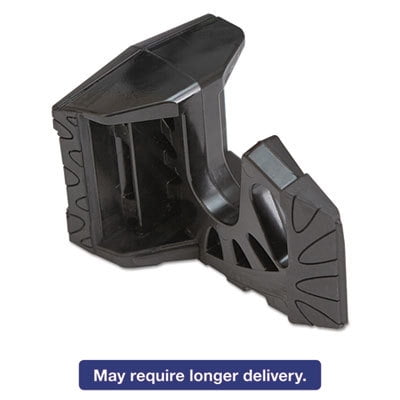 Any Angle Door Wedge, Polypropylene, 4 X 2 1/8, Black