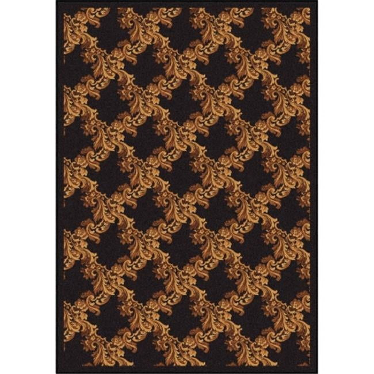 Any Day Matinee Corinth Rectangle Theater Area Rugs 02 Brown - 3 ft. 10 ...