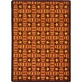 thumbnail image 1 of Any Day Matinee Marquee Star Rectangle Theater Area Rugs  03 Red - 3 ft. 10 in. x 5 ft. 4 in., 1 of 1