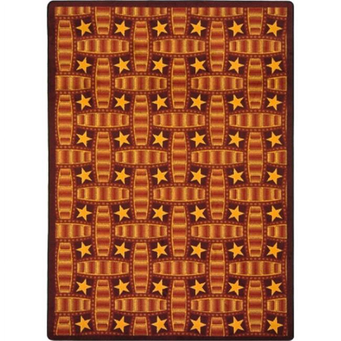 Any Day Matinee Marquee Star Rectangle Theater Area Rugs 03 Red - 7 ft ...
