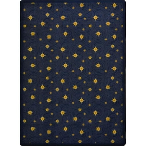 Any Day Matinee Milky Way Rectangle Theater Area Rugs 04 Slate - 3 ft. 10 in. x 5 ft. 4 in.