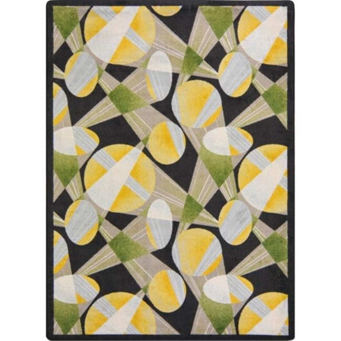 Any Day Matinee Searchlight Rectangle Theater Area Rugs 02 Brown - 7 ft ...