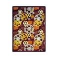 thumbnail image 1 of Blockbuster 10'9" x 13'2" Area Rug In Color Burgundy, 1 of 2