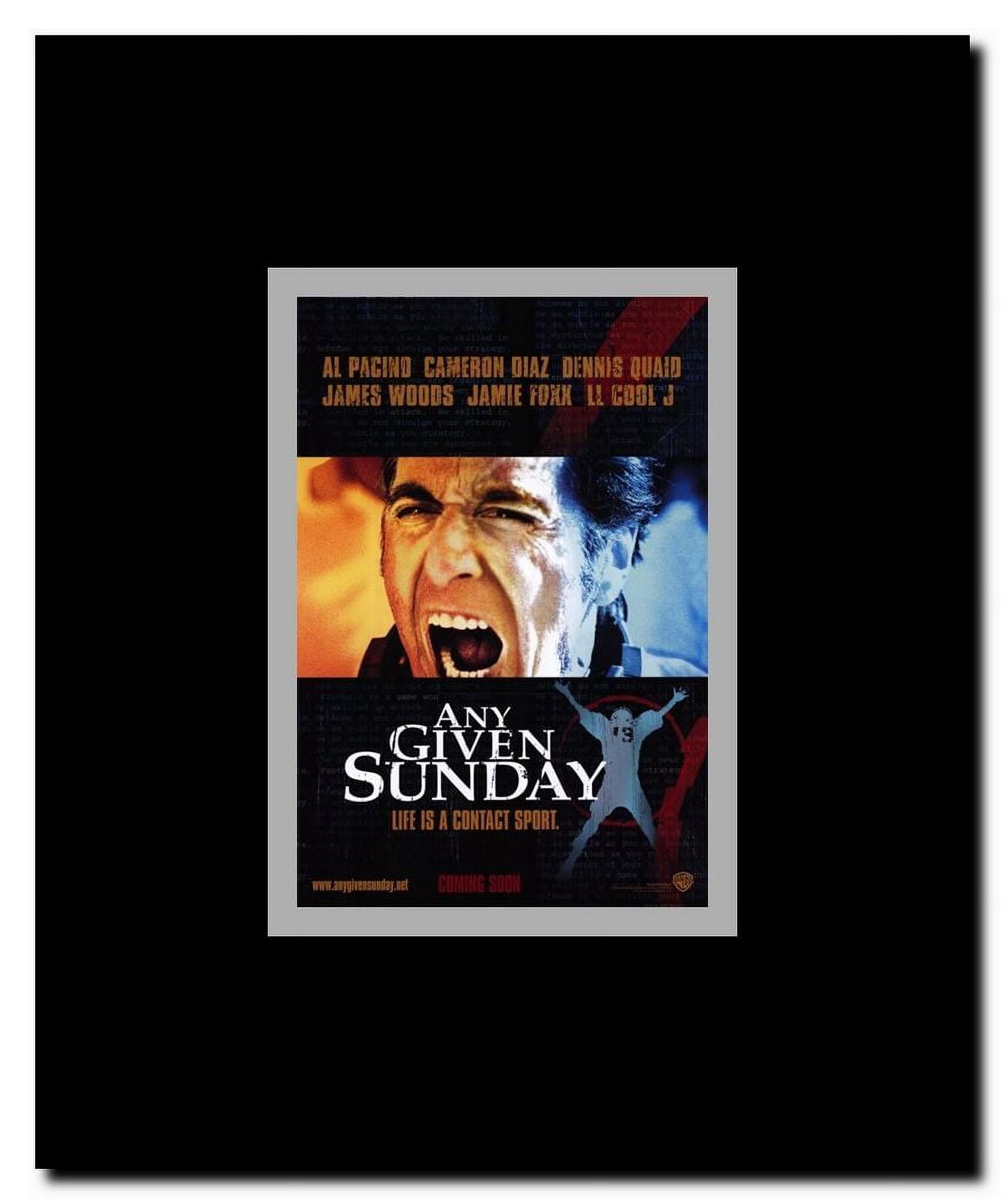 Any Given Sunday Framed Movie Poster