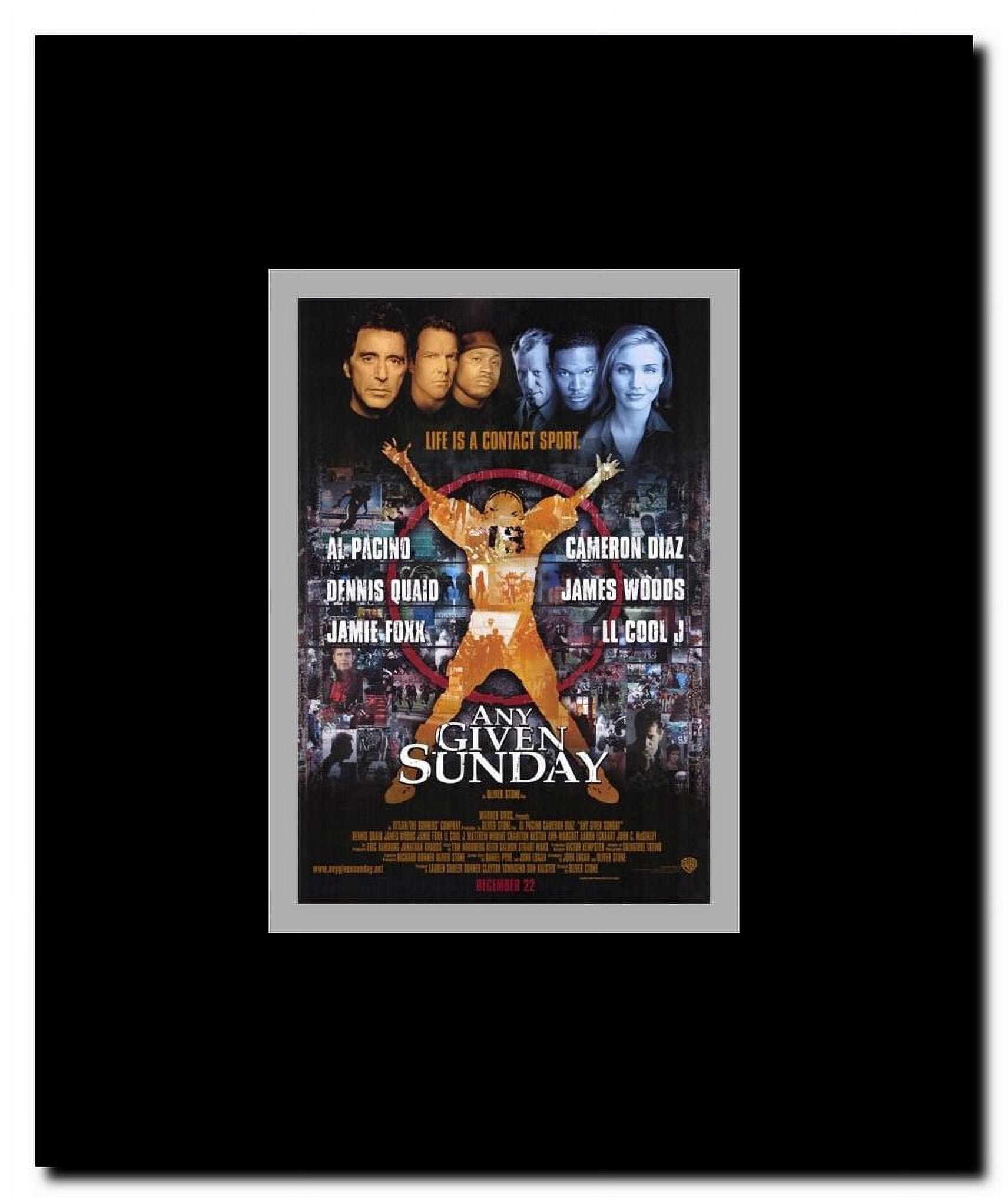 Any Given Sunday Framed Movie Poster