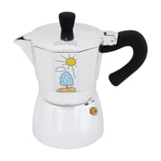 Any Morning Stainless Steel Espresso Coffee Stovetop Maker Pot 3 Cups, 4 Oz