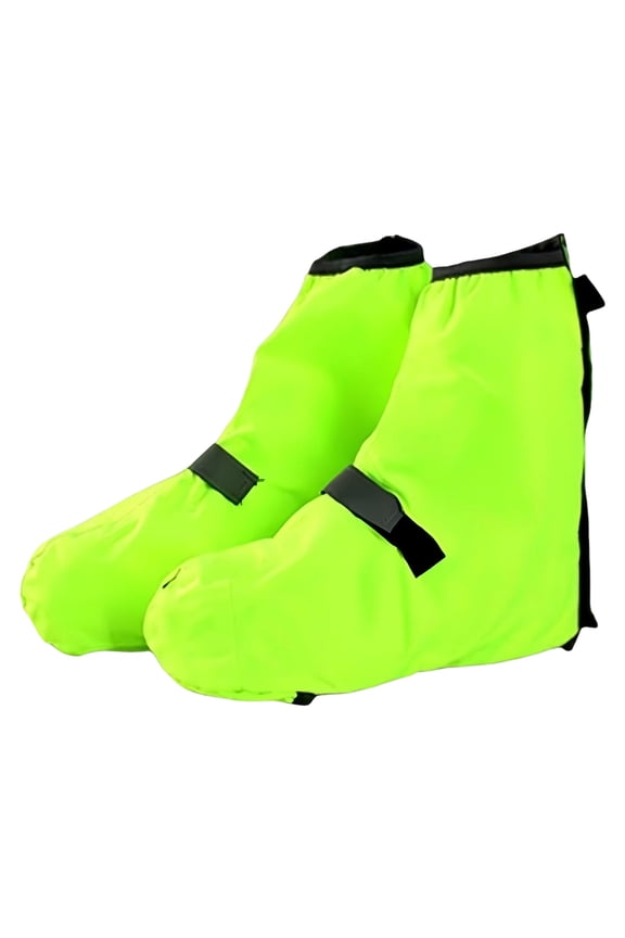 Any Weather Shoe Cover with Reflective Strips for Walking Fishing Gardening Nonslip Polyester Footwear Protectors