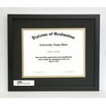 thumbnail image 1 of AnySizeFrame 14X18 Thin Satin Black Diploma Frame, 1 of 2