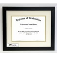 thumbnail image 1 of AnySizeFrame 8 1/2 X 11 Wide Satin Black Diploma Frame, 1 of 2