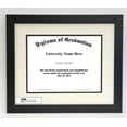 thumbnail image 1 of AnySizeFrame 8X10 Wide Satin Black Diploma Frame, 1 of 2