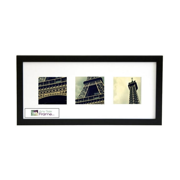 AnySizeFrame Thin Satin Black Instagram 8X18 Pictureframe