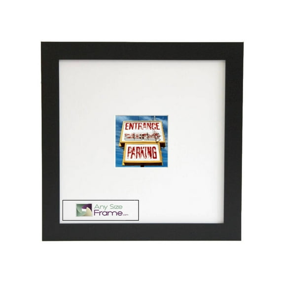 AnySizeFrame Wide Satin Black Instagram 12X12 Pictureframe