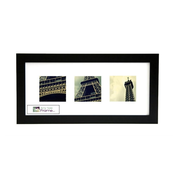 AnySizeFrame Wide Satin Black Instagram 8X18 Pictureframe